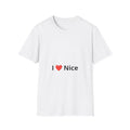 T-shirt Manches courtes Personnalisé "J'aime ma ville" - Coton Doux (Ex: J’❤️Nice)