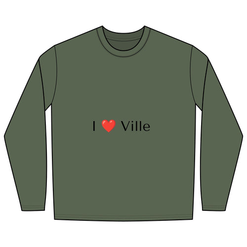 I  Ville Long Sleeve T-Shirt — Cute Local Pride Tee