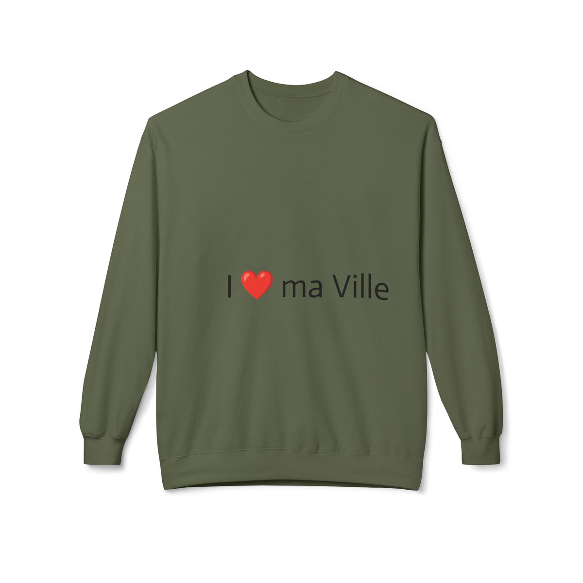 Crewneck Sweatshirt — I  ma Ville French City Pride Pullover