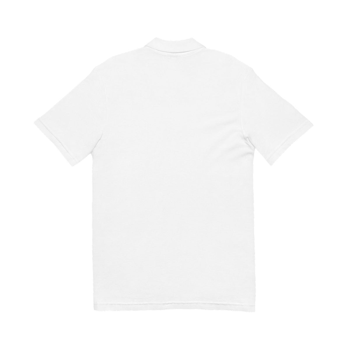 Polo Shirt "I ❤️ ma Ville"  — Classic White Pique